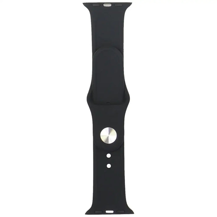 Audi Sport Red Logo Silicone Watch Strap for Apple Watch 40 / 41 / 42 mm - black - Other cell phone
