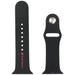 Audi Sport Red Logo Silicone Watch Strap for Apple Watch 44 / 45 / 46 / 49 mm - black - Other cell phone