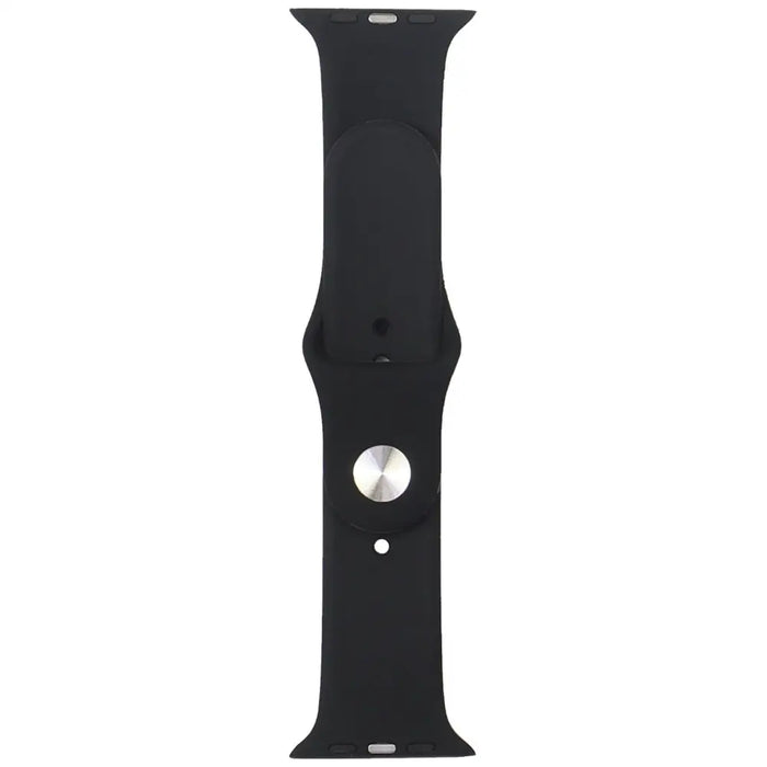 Audi Sport Red Logo Silicone Watch Strap for Apple Watch 44 / 45 / 46 / 49 mm - black - Other cell phone