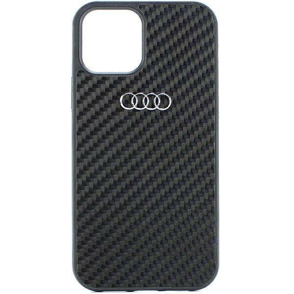 Audi Carbon Fiber iPhone 11 / Xr 6.1" black/black hardcase AU-TPUPCIP11-R8/D2-BK