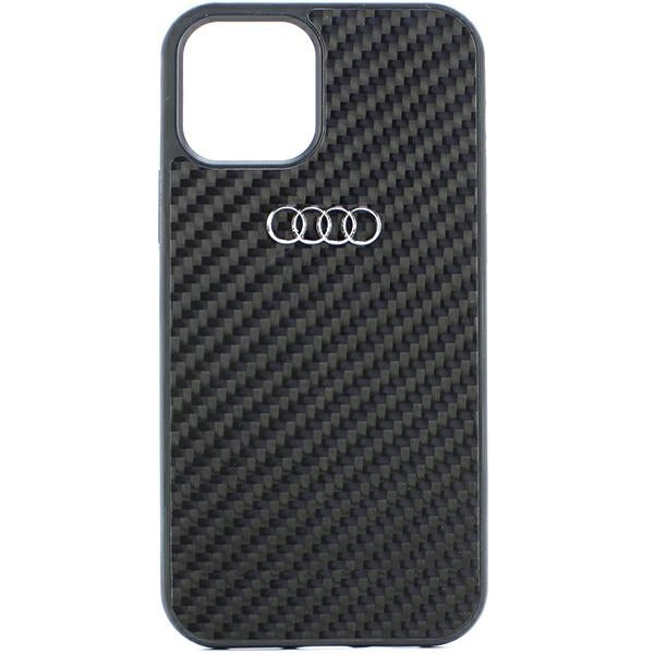 Audi Carbon Fiber iPhone 12/12 Pro 6.1" black/black hardcase AU-TPUPCIP12P-R8/D2-BK