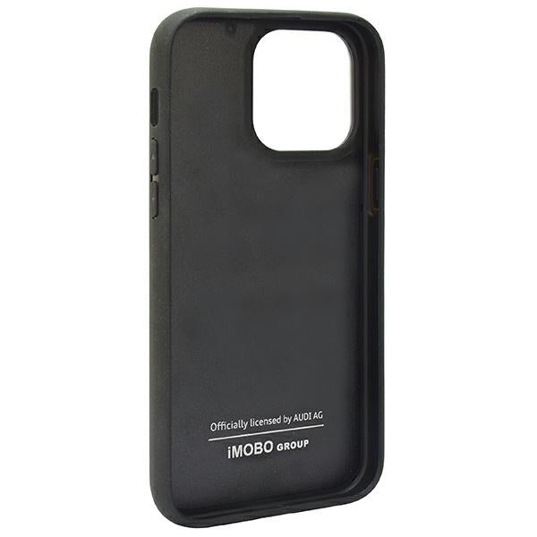 Audi Carbon Fiber Stripe iPhone 14 Pro Max 6.7" black/black hardcase AUS-TPUPCIP14PM-R8/D1-BK