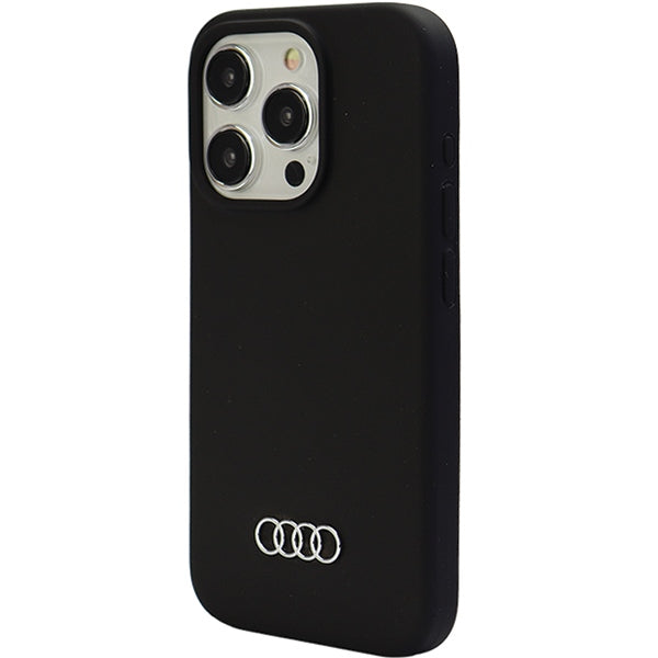 Audi Silicone Case for iPhone 15 Pro Max - black