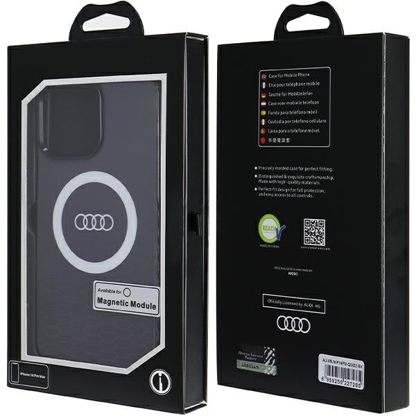 Audi IML Big Logo MagSafe case for iPhone 14 Pro Max - black