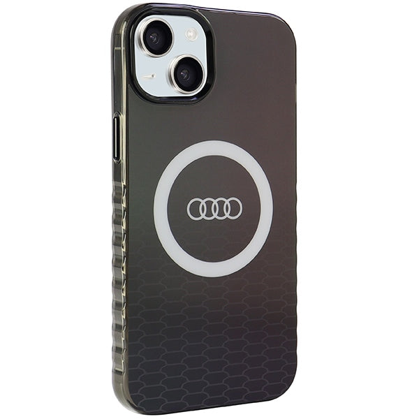 Audi IML Big Logo MagSafe case for iPhone 15 Plus / 14 Plus - black