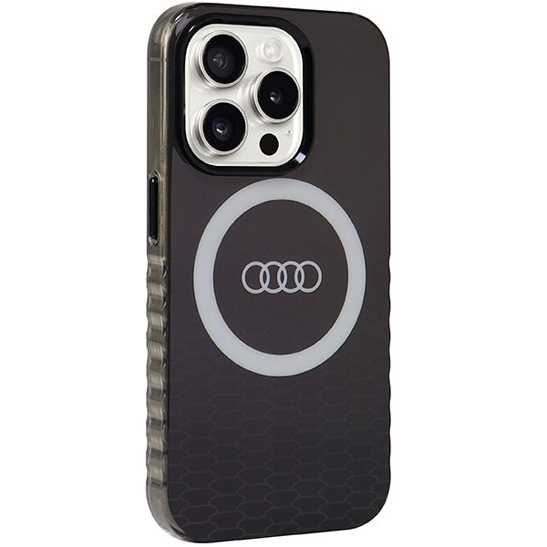 Audi IML Big Logo MagSafe case for iPhone 15 Pro - black