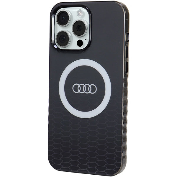 Audi IML Big Logo MagSafe case for iPhone 15 Pro Max - black