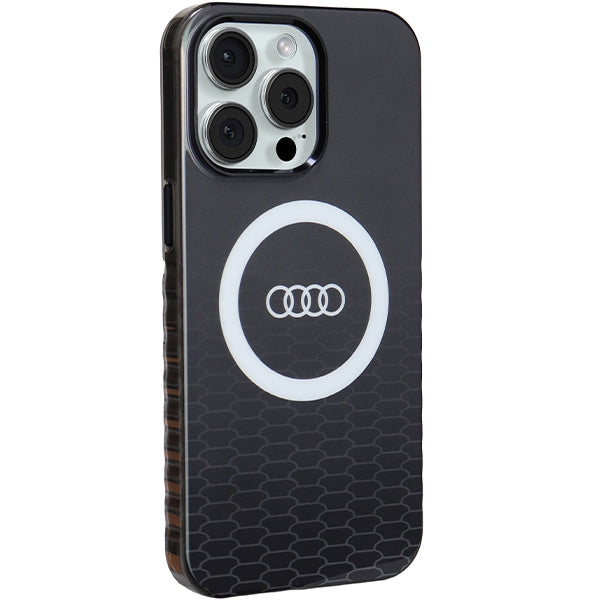 Audi IML Big Logo MagSafe case for iPhone 15 Pro Max - black