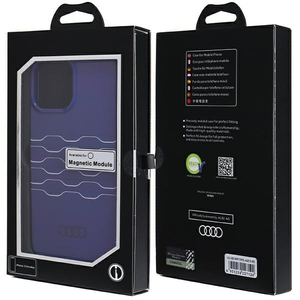 Audi IML MagSafe case for iPhone 13 Pro Max - blue