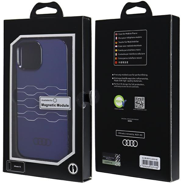 Audi IML MagSafe case for iPhone 15 / 14 / 13 - blue