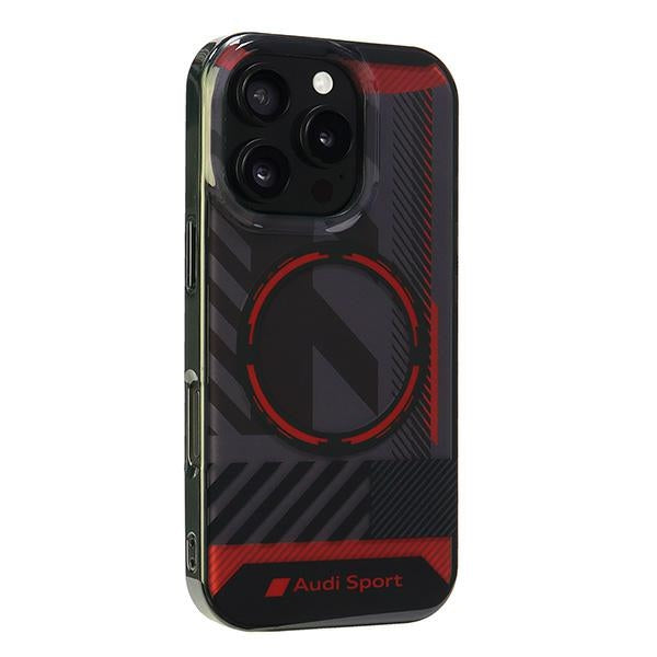 Audi IML Sport MagSafe iPhone 16 Pro 6.3" black/black hardcase AUS-IMLMIP16P-RSQ/D2-BK
