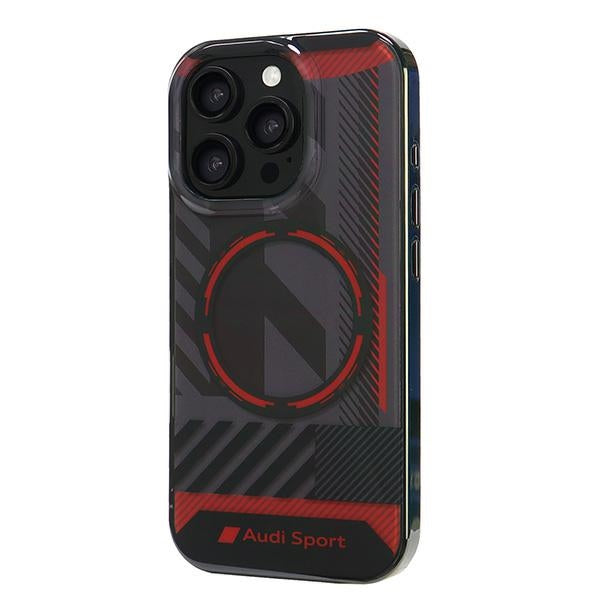 Audi IML Sport MagSafe iPhone 16 Pro 6.3" black/black hardcase AUS-IMLMIP16P-RSQ/D2-BK