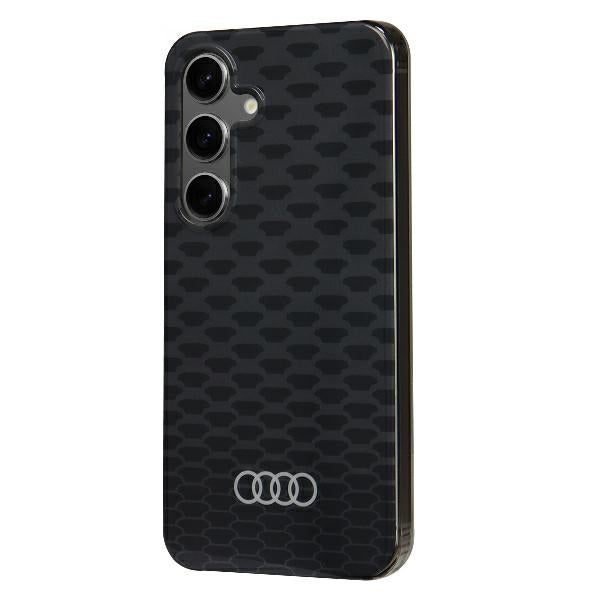 Audi IML Stitching Pattern MagSafe Case S24 S921 black/black hardcase AU-IMLMS24-Q5/D3-BK