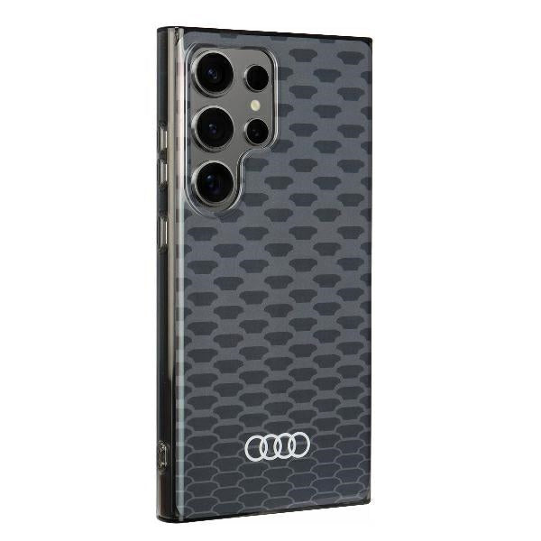 Audi IML Stitching Pattern MagSafe Case S24 Ultra S928 black/black hardcase AU-IMLMS24U-Q5/D3-BK