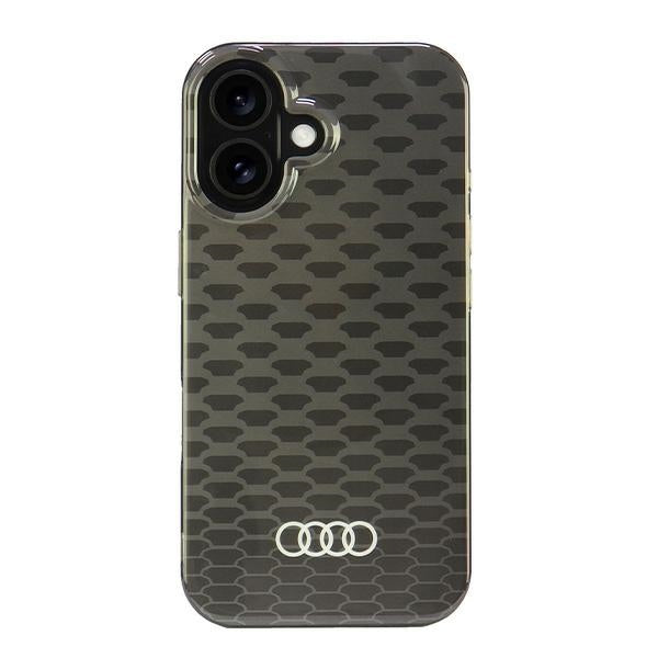 Audi IML Stitching Pattern MagSafe iPhone 16 6.1" black/black hardcase AU-IMLMIP16-Q5/D3-BK