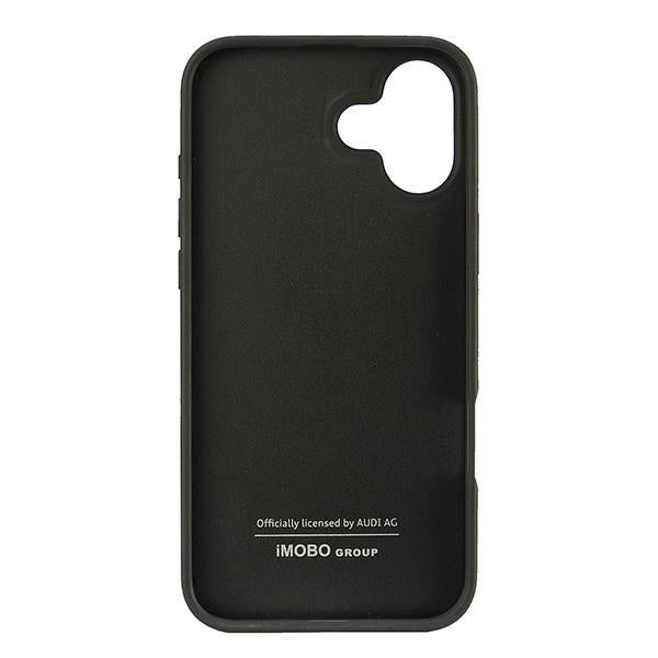 Audi Synthetic Leather iPhone 16 Plus 6.7" black/black hardcase AU-TPUPCIP16M-GT/D2-BK