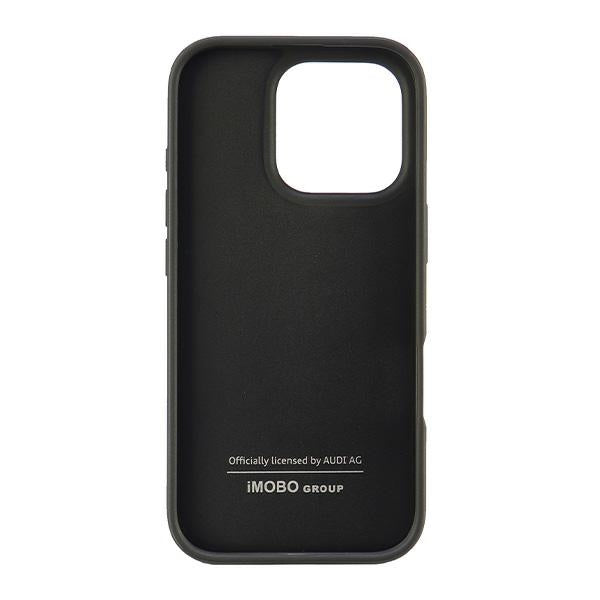 Audi Synthetic Leather iPhone 16 Pro 6.3" black/black hardcase AU-TPUPCIP16P-GT/D2-BK