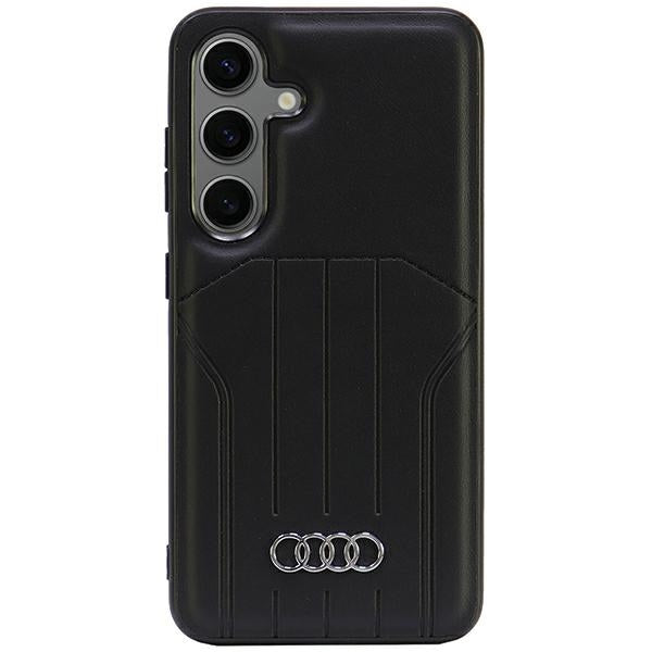 Audi Synthetic Leather MagSafe S24 S921 black/black hardcase AU-TPUPCMS24-Q5/D1-BK