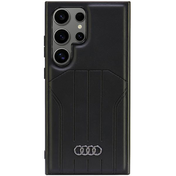 Audi Synthetic Leather MagSafe S24 Ultra S928 black/black hardcase AU-TPUPCMS24U-Q5/D1-BK