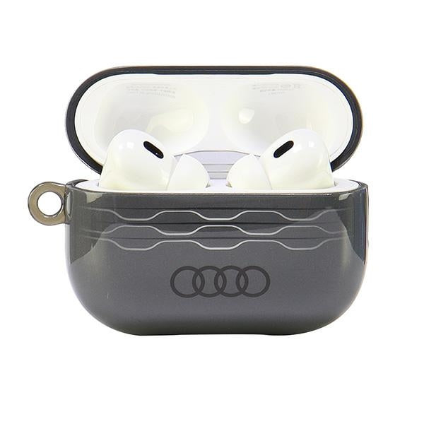 Audi IML Geometric Pattern AirPods Pro 2 Case - Gray