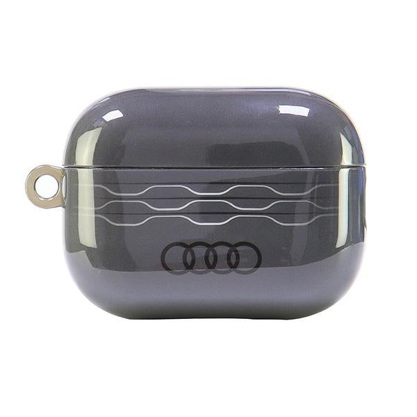 Audi IML Geometric Pattern AirPods Pro 2 Case - Gray