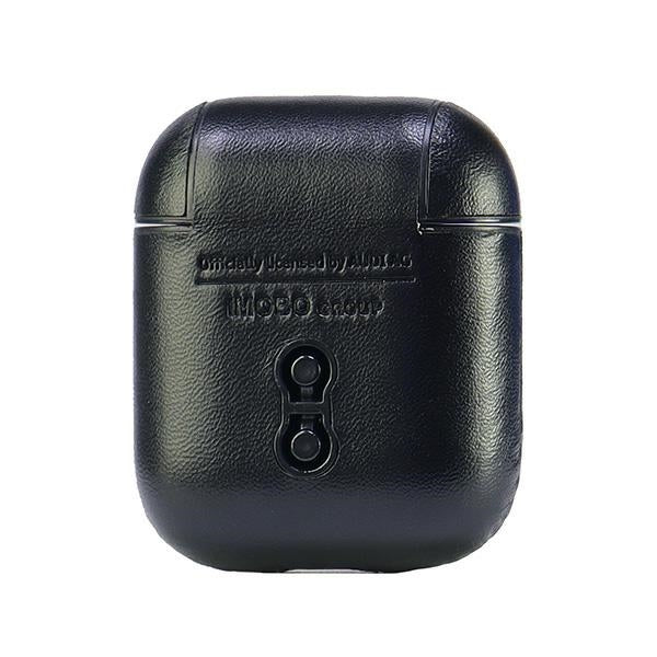 Audi Leather Big Logo Case for AirPods 1 / 2 - Black