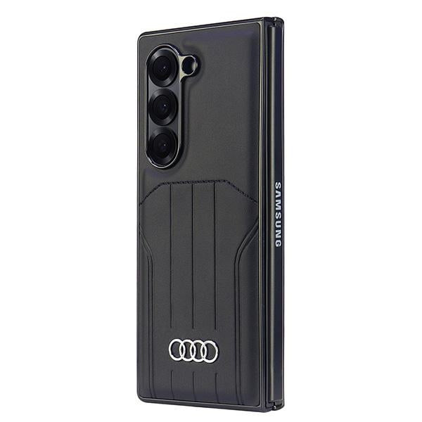 Audi Synthetic Leather MagSafe Case for Samsung Galaxy Z Fold 6 - Black