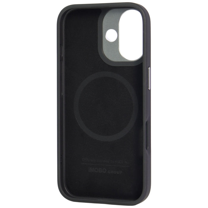 Audi R8 Genuine Leather MagSafe Case for iPhone 17 - Black and Red