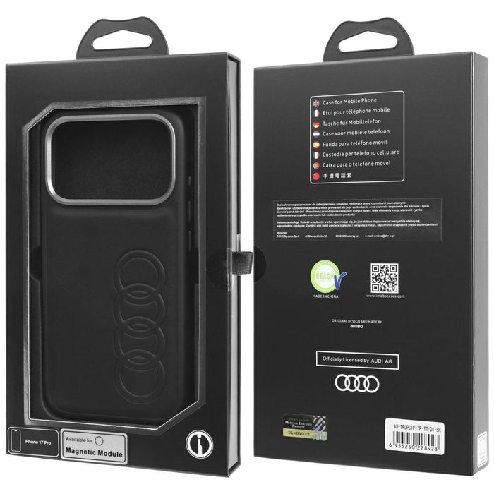 Audi TT Synthetic Leather MagSafe case for iPhone 17 Pro - black