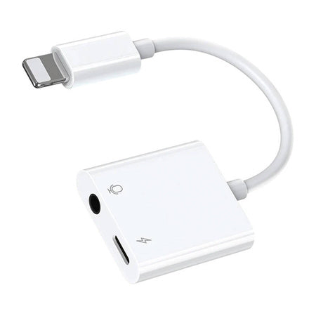 Audio Adapter Lightning / 3.5 mm Joyroom S - Y105 (white) - Adapters connectors and converters<<<IT