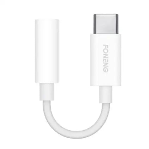 Audio cable 3.5mm jack to USB type-C Foneng BM21 (white) - Others<<<USB cables<<<GSM Accessories<<<InnproXML