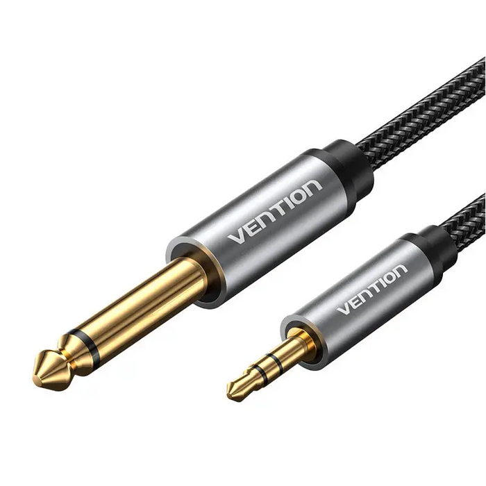 Audio cable mini jack 3.5mm male to jack 6.35mm male Vention BCYHF 1m - Audio cables<<<Audio<<<InnproXML