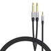 Audio cable mini jack 3.5mm to 2x jack 6.35mm male Vention BARHK 8m - Audio cables<<<Audio<<<InnproXML