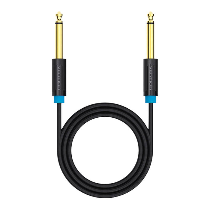 Audio Cable TS 6.35mm Vention BAABI 3m (black) - Audio cables<<<Audio<<<InnproXML