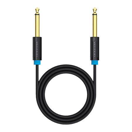 Audio Cable TS 6.35mm Vention BAABJ 5m (black) - Audio cables<<<Audio<<<InnproXML&&&Електроника Телевизори<<<Компютри|