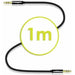 Audio Jack Cable (3.5mm) Akashi ALTJ 35 B 1 m Black - Електроника Телевизори<<<Компютри| Електроника<<<BigBuy&&&Аудио и