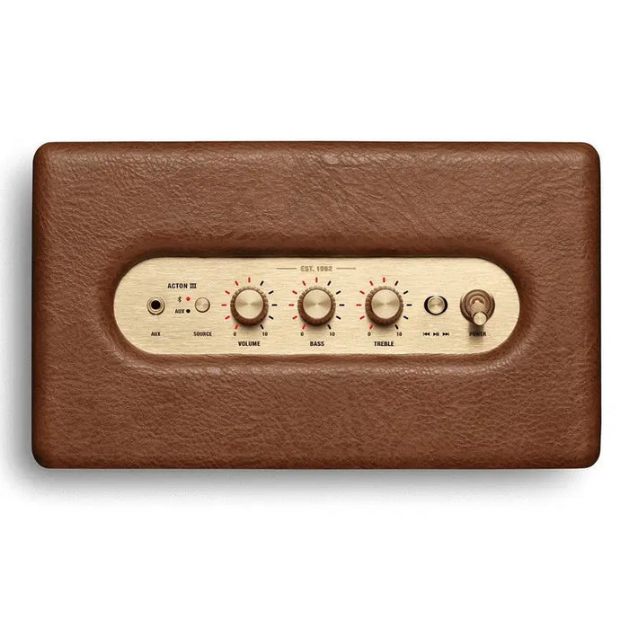 Audio system MARSHALL ACTON III BLUETOOTH BROWN - Аудио системи<<<Аудио<<<ТВ Аудио Gaming<<<ZoraSite&&&Аудио
