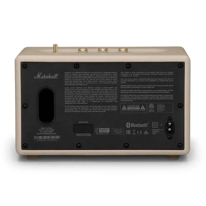 Audio system MARSHALL ACTON III BLUETOOTH CREAM - Аудио системи<<<Аудио<<<ТВ Аудио Gaming<<<ZoraSite&&&Аудио
