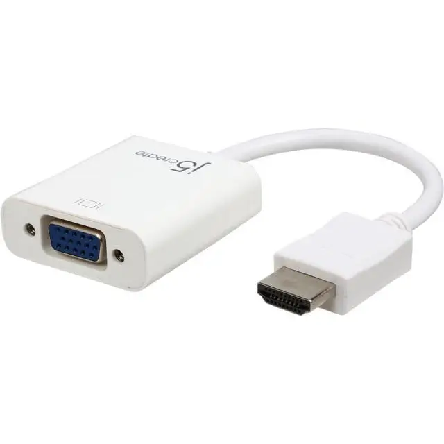 Аудио видео адаптер j5create JDA213 HDMI към VGA - Адаптери конвертори<<<Кабели<<<ValiAPI