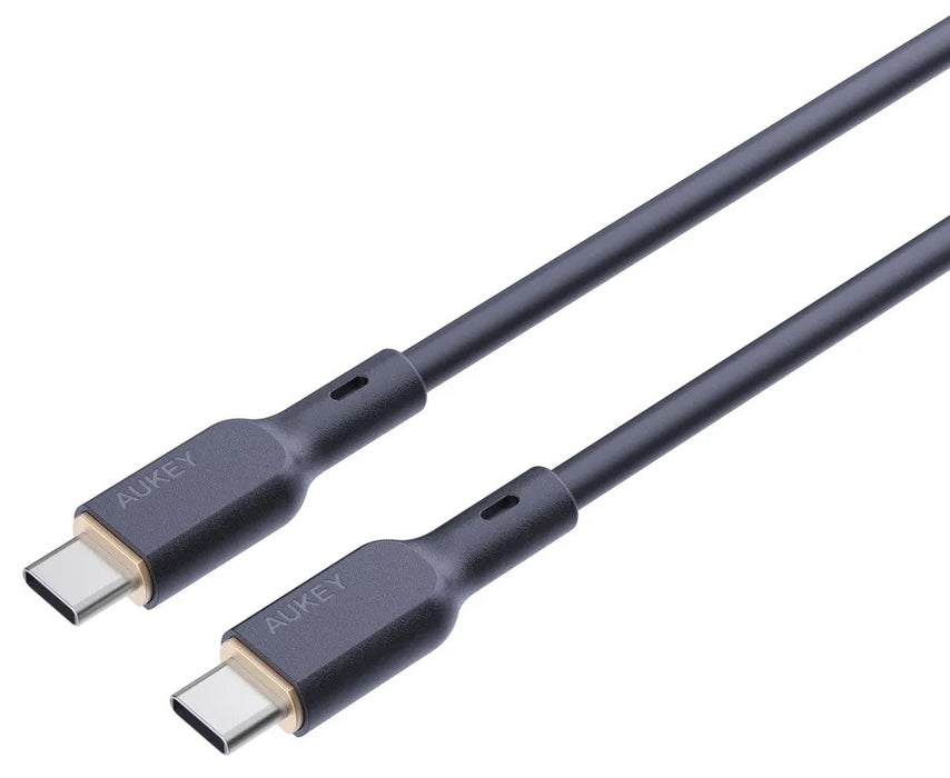 AUKEY CB-SCC101 USB-C Type-C Power Delivery PD 100W 5A 1m Silikon Black