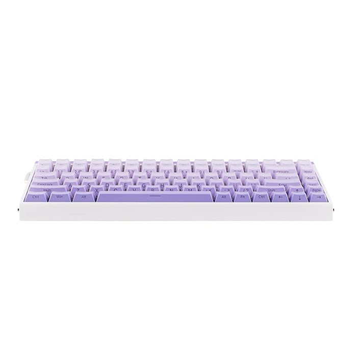 HERO84 HE White+Purple+Gradient+LIGHT JadeKing RGB AULA gasket keyboard
