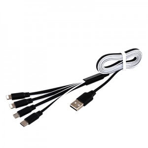 USB ЗАРЯДЕН КАБЕЛ 4 В 1