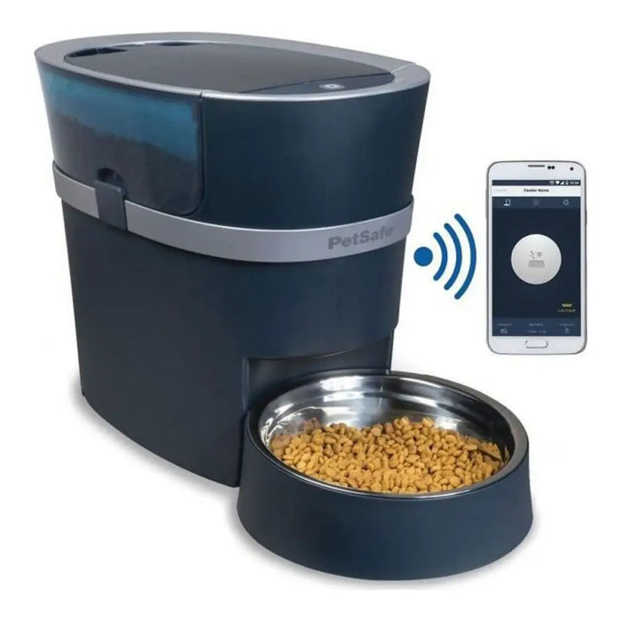 Automatic feeder PetSafe Black Stainless steel - Домашни Животни<<<Дом Градина<<<BigBuy&&&Купички за храна и