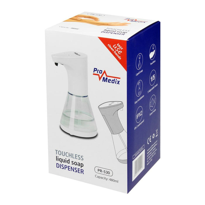 Automatic Soap Dispenser with Sensor Promedix PR-530 White Plastic - Аксесоари и кранчета<<<Баня<<<Дом