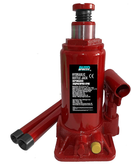 HYDRAULIC BOTTLE JACK 3T