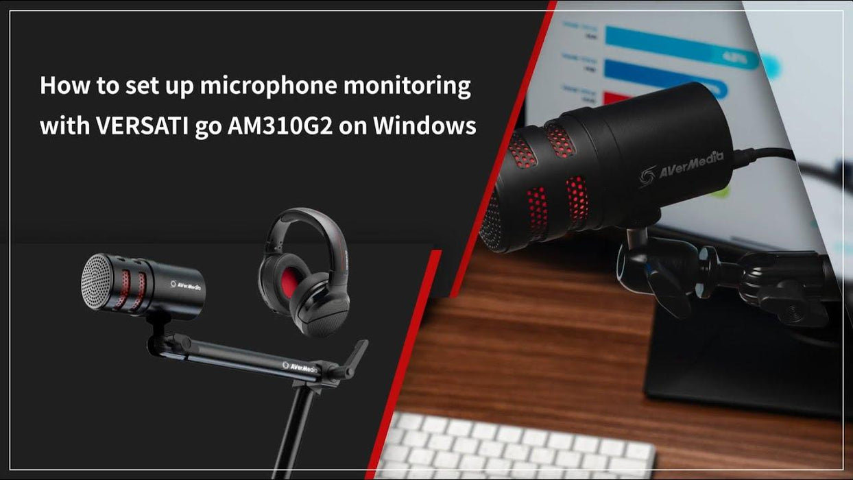 AverMedia VERSATI Go desktop microphone - AM310G2