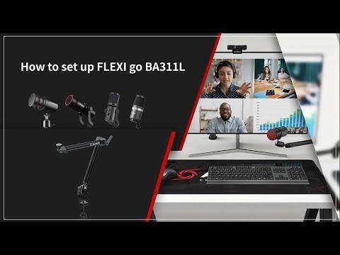 AverMedia Multi-Angle Arm Flexi Go Stand - BA311L for microphone and camera