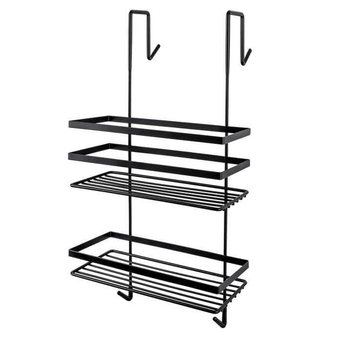 DOUBLE BATHROOM SHELF BLACK AWD