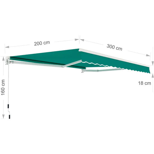 AWNING 300X200CM HD HD-9347 - Сенници<<<Чадъри сенници и шатри<<<Градина<<<Praktiker