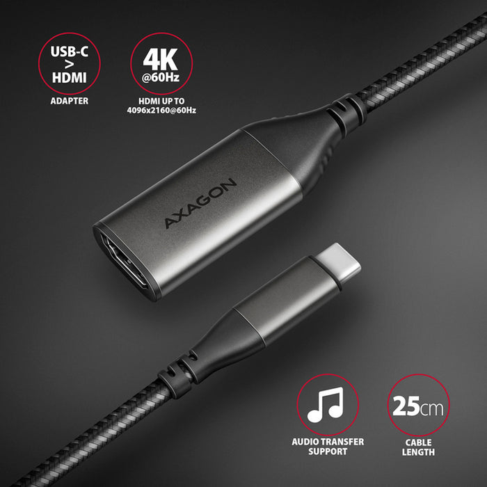 AXAGON USB-C source to HDMI receiver cable adapter USB-C -> HDMI RVC-HI2M only works in this direction